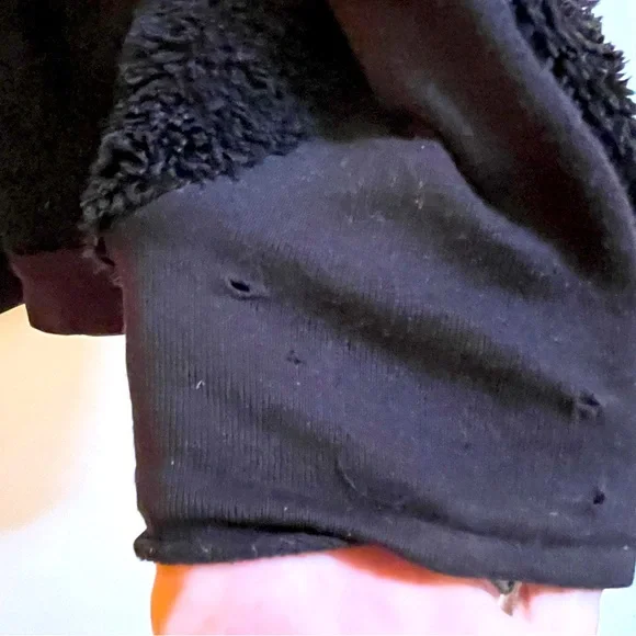 Marmot Monkeyfur fleece jacket, Sz M, black - Picture 2 of 2